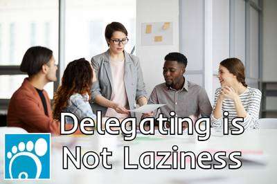 Delegating Does Not Equal Laziness